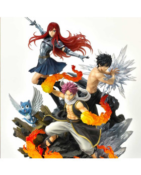 P1 CMFT-01 FAIRY TAIL NATSU, GRAY, ERZA AND HAPPY
