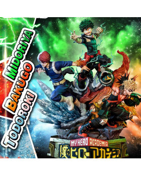 P1 UPMMHA-01 MHA MIDORIYA, BAKUGO & TODOROKI 
